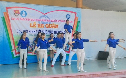 Lễ ra quân Tiếp sức mùa thi 2015 tại Tiền Giang